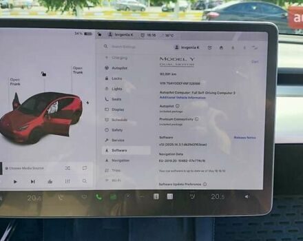 Белый Тесла Model Y, объемом двигателя 0 л и пробегом 91 тыс. км за 26900 $, фото 1 на Automoto.ua