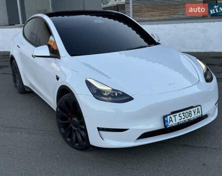 Белый Тесла Model Y, объемом двигателя 0 л и пробегом 71 тыс. км за 20999 $, фото 1 на Automoto.ua