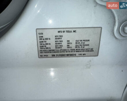 Білий Тесла Model Y, об'ємом двигуна 0 л та пробігом 166 тис. км за 21300 $, фото 14 на Automoto.ua