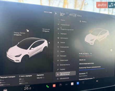 Белый Тесла Model Y, объемом двигателя 0 л и пробегом 108 тыс. км за 23500 $, фото 6 на Automoto.ua