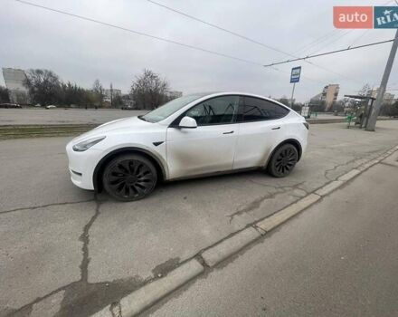 Білий Тесла Model Y, об'ємом двигуна 0 л та пробігом 49 тис. км за 26900 $, фото 16 на Automoto.ua