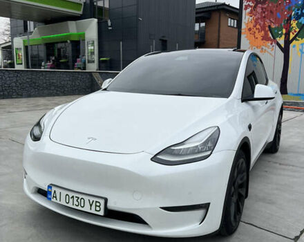 Белый Тесла Model Y, объемом двигателя 0 л и пробегом 76 тыс. км за 26700 $, фото 1 на Automoto.ua