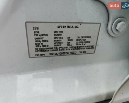 Белый Тесла Model Y, объемом двигателя 0 л и пробегом 105 тыс. км за 9600 $, фото 11 на Automoto.ua