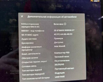 Белый Тесла Model Y, объемом двигателя 0 л и пробегом 88 тыс. км за 26999 $, фото 23 на Automoto.ua