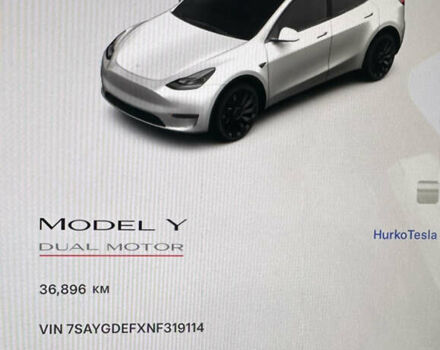 Белый Тесла Model Y, объемом двигателя 0 л и пробегом 37 тыс. км за 34500 $, фото 16 на Automoto.ua