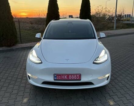 Белый Тесла Model Y, объемом двигателя 0 л и пробегом 84 тыс. км за 23700 $, фото 2 на Automoto.ua