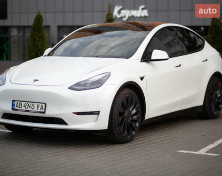 Белый Тесла Model Y, объемом двигателя 0 л и пробегом 55 тыс. км за 33000 $, фото 7 на Automoto.ua