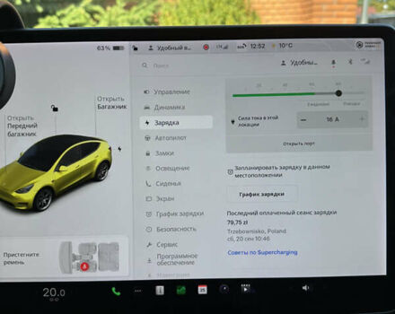 Тесла Model Y 2021 в Киеве на Automoto.ua Белый Тесла Model Y, объемом двигателя 0 л и пробегом 117 тыс. км за 35000 $, фото 11 на Automoto.ua