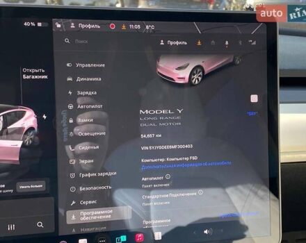 Білий Тесла Model Y, об'ємом двигуна 0 л та пробігом 54 тис. км за 21900 $, фото 13 на Automoto.ua
