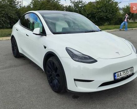 Белый Тесла Model Y, объемом двигателя 0 л и пробегом 91 тыс. км за 25500 $, фото 5 на Automoto.ua