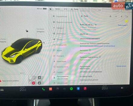 Белый Тесла Model Y, объемом двигателя 0 л и пробегом 29 тыс. км за 54500 $, фото 9 на Automoto.ua