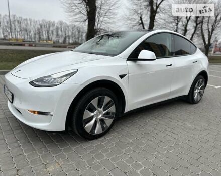 Білий Тесла Model Y, об'ємом двигуна 0 л та пробігом 41 тис. км за 32555 $, фото 1 на Automoto.ua