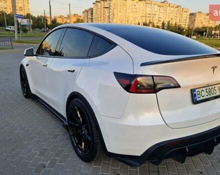 Белый Тесла Model Y, объемом двигателя 0 л и пробегом 87 тыс. км за 33000 $, фото 9 на Automoto.ua