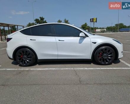 Белый Тесла Model Y, объемом двигателя 0 л и пробегом 39 тыс. км за 29500 $, фото 4 на Automoto.ua