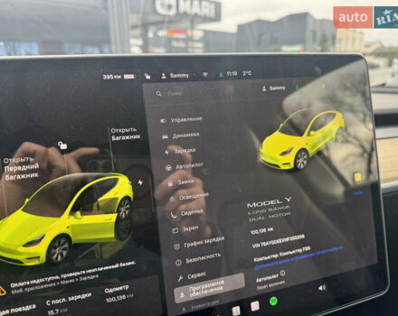 Білий Тесла Model Y, об'ємом двигуна 0 л та пробігом 100 тис. км за 23999 $, фото 14 на Automoto.ua