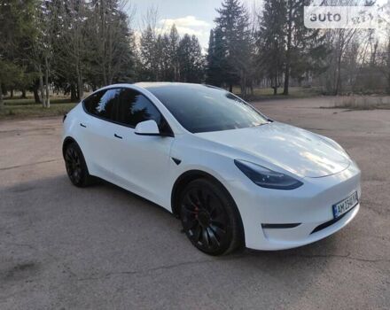 Білий Тесла Model Y, об'ємом двигуна 0 л та пробігом 2 тис. км за 41500 $, фото 7 на Automoto.ua