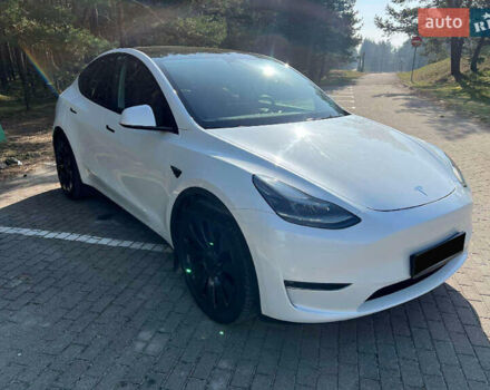 Білий Тесла Model Y, об'ємом двигуна 0 л та пробігом 53 тис. км за 24300 $, фото 2 на Automoto.ua