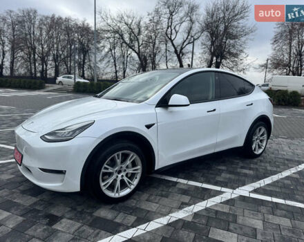 Білий Тесла Model Y, об'ємом двигуна 0 л та пробігом 100 тис. км за 23999 $, фото 2 на Automoto.ua