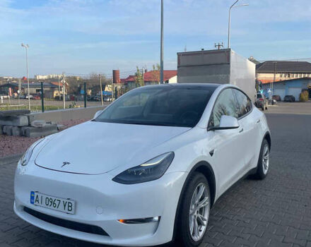 Білий Тесла Model Y, об'ємом двигуна 0 л та пробігом 60 тис. км за 24900 $, фото 1 на Automoto.ua