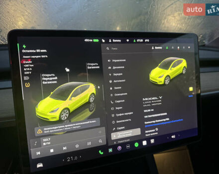 Білий Тесла Model Y, об'ємом двигуна 0 л та пробігом 100 тис. км за 23999 $, фото 22 на Automoto.ua