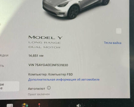 Белый Тесла Model Y, объемом двигателя 0 л и пробегом 15 тыс. км за 24999 $, фото 23 на Automoto.ua
