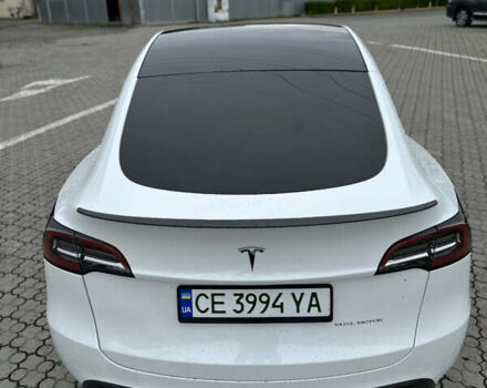 Білий Тесла Model Y, об'ємом двигуна 0 л та пробігом 49 тис. км за 32500 $, фото 13 на Automoto.ua