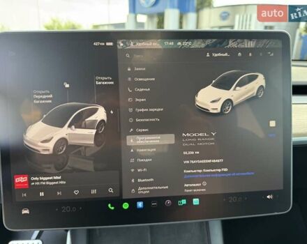 Белый Тесла Model Y, объемом двигателя 0 л и пробегом 59 тыс. км за 28800 $, фото 56 на Automoto.ua