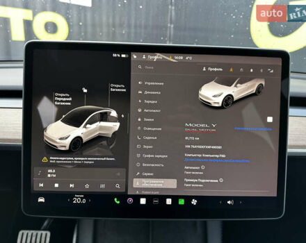 Белый Тесла Model Y, объемом двигателя 0 л и пробегом 61 тыс. км за 24700 $, фото 17 на Automoto.ua