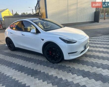 Белый Тесла Model Y, объемом двигателя 0 л и пробегом 25 тыс. км за 35500 $, фото 43 на Automoto.ua