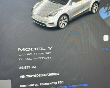 Белый Тесла Model Y, объемом двигателя 0 л и пробегом 90 тыс. км за 27000 $, фото 6 на Automoto.ua