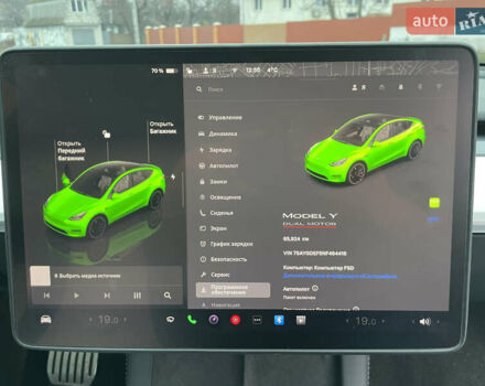 Білий Тесла Model Y, об'ємом двигуна 0 л та пробігом 66 тис. км за 35000 $, фото 15 на Automoto.ua