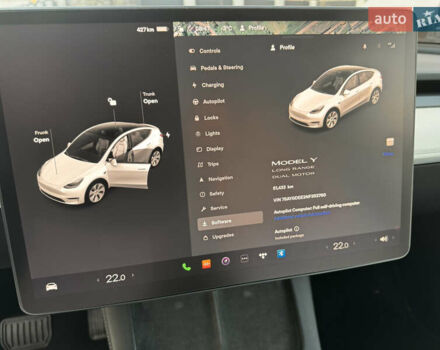 Белый Тесла Model Y, объемом двигателя 0 л и пробегом 51 тыс. км за 28500 $, фото 10 на Automoto.ua