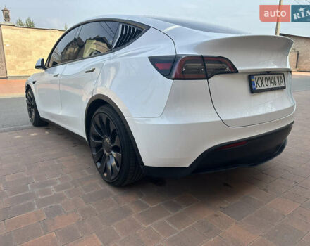 Белый Тесла Model Y, объемом двигателя 0 л и пробегом 50 тыс. км за 27700 $, фото 6 на Automoto.ua