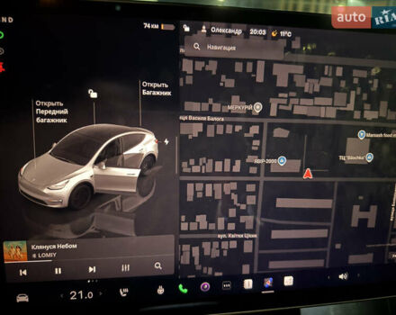 Белый Тесла Model Y, объемом двигателя 0 л и пробегом 53 тыс. км за 30000 $, фото 2 на Automoto.ua