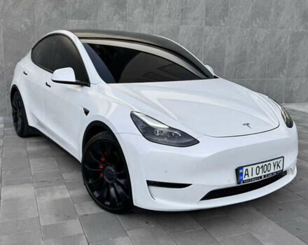 Белый Тесла Model Y, объемом двигателя 0 л и пробегом 45 тыс. км за 33900 $, фото 13 на Automoto.ua
