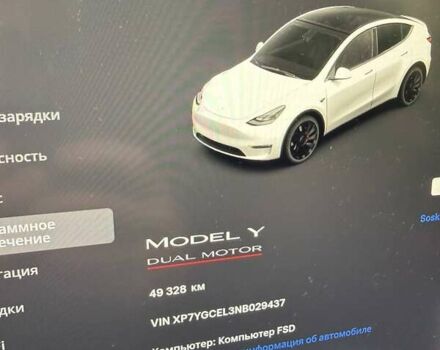 Белый Тесла Model Y, объемом двигателя 0 л и пробегом 49 тыс. км за 35000 $, фото 7 на Automoto.ua