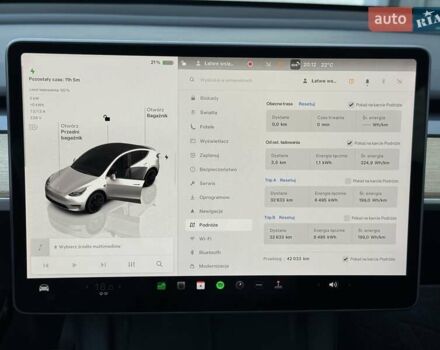 Белый Тесла Model Y, объемом двигателя 0 л и пробегом 42 тыс. км за 39900 $, фото 45 на Automoto.ua