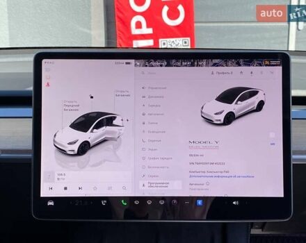 Тесла Model Y 2022 у Києві на Automoto.ua Білий Тесла Model Y, об'ємом двигуна 0 л та пробігом 59 тис. км за 31999 $, фото 20 на Automoto.ua