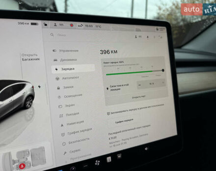 Белый Тесла Model Y, объемом двигателя 0 л и пробегом 53 тыс. км за 36700 $, фото 28 на Automoto.ua