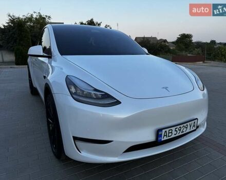 Белый Тесла Model Y, объемом двигателя 0 л и пробегом 59 тыс. км за 28800 $, фото 83 на Automoto.ua