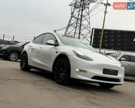 Белый Тесла Model Y, объемом двигателя 0 л и пробегом 25 тыс. км за 29900 $, фото 6 на Automoto.ua