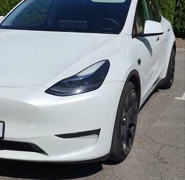 Белый Тесла Model Y, объемом двигателя 0 л и пробегом 62 тыс. км за 30700 $, фото 13 на Automoto.ua