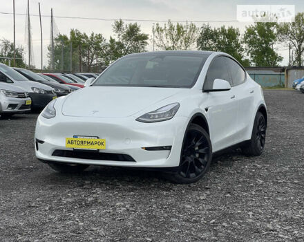 Білий Тесла Model Y, об'ємом двигуна 0 л та пробігом 16 тис. км за 36990 $, фото 1 на Automoto.ua