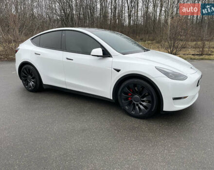 Білий Тесла Model Y, об'ємом двигуна 0 л та пробігом 66 тис. км за 35000 $, фото 3 на Automoto.ua