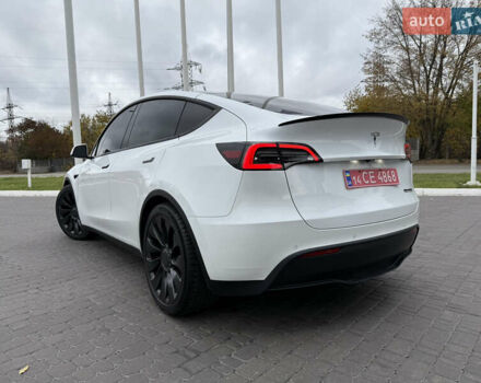 Білий Тесла Model Y, об'ємом двигуна 0 л та пробігом 38 тис. км за 28500 $, фото 4 на Automoto.ua
