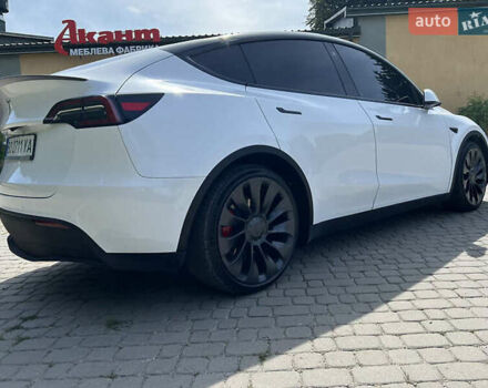 Белый Тесла Model Y, объемом двигателя 0 л и пробегом 53 тыс. км за 23000 $, фото 6 на Automoto.ua