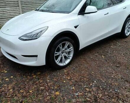 Белый Тесла Model Y, объемом двигателя 0 л и пробегом 52 тыс. км за 29000 $, фото 5 на Automoto.ua