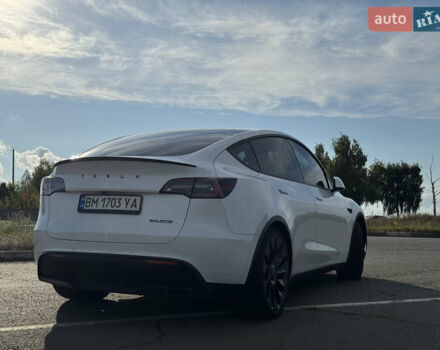 Белый Тесла Model Y, объемом двигателя 0 л и пробегом 51 тыс. км за 31000 $, фото 10 на Automoto.ua