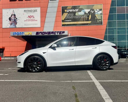 Белый Тесла Model Y, объемом двигателя 0 л и пробегом 44 тыс. км за 43500 $, фото 4 на Automoto.ua