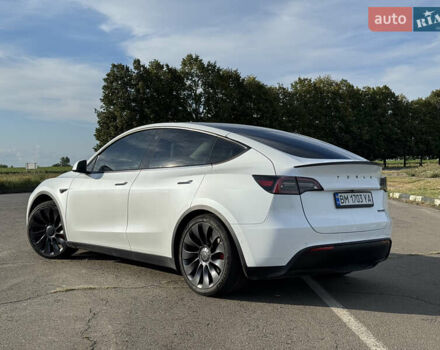 Белый Тесла Model Y, объемом двигателя 0 л и пробегом 51 тыс. км за 31000 $, фото 8 на Automoto.ua